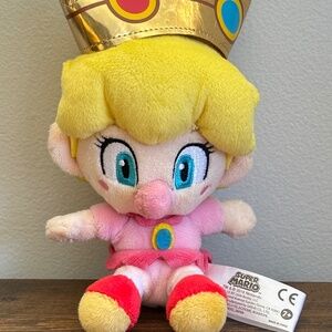Super Mario All Star Nintendo Little Buddy BABY PEACH Pink Plush Toy Doll 2019